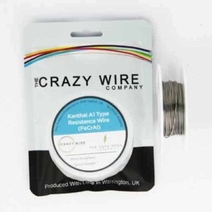 Crazy Wire FeCrAl A1 Alloy (Kanthal A1) - 10m (33')