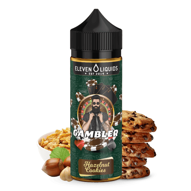 Hazelnut Cookies 120ml By Eleven Liquids Vape Travellers Shop