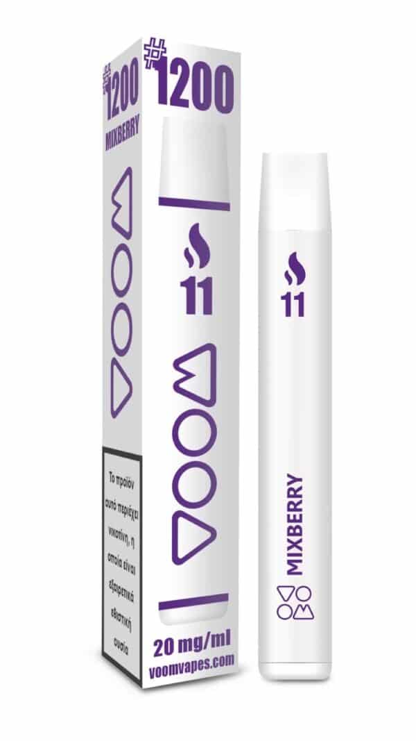 Mixberry 1200 puffs VOOM 11 – Disposable 20mg - Vape Travellers