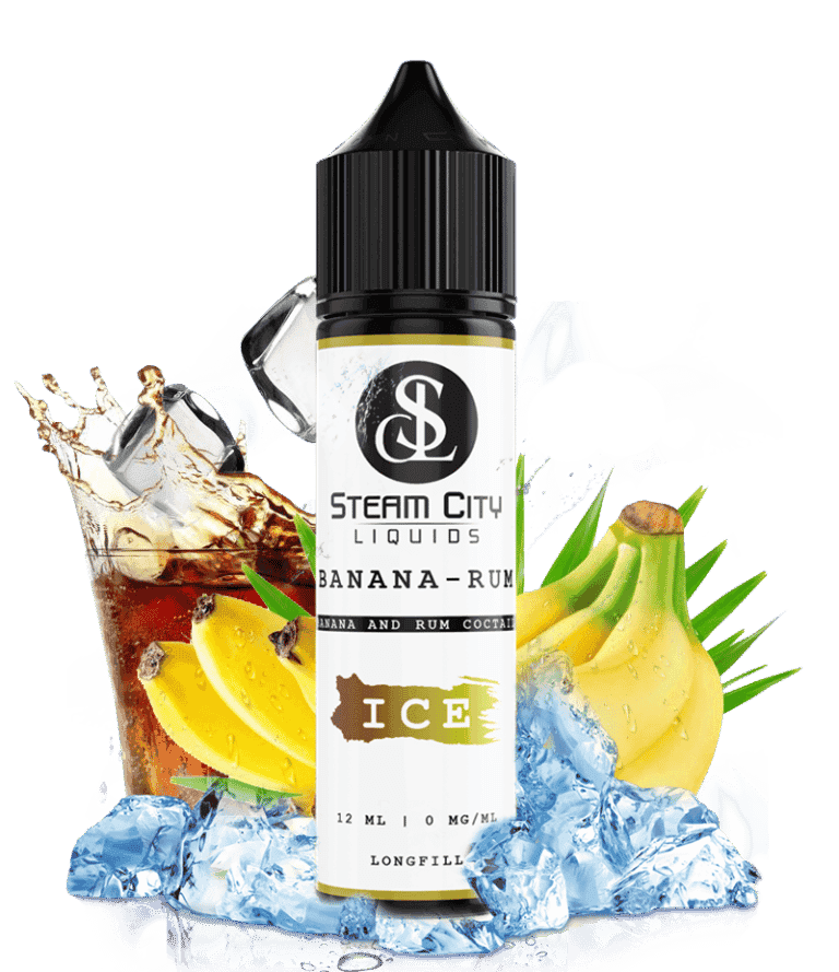 Steam City Flavour Shot Banana Rum 60ml Trade Travellers Shop