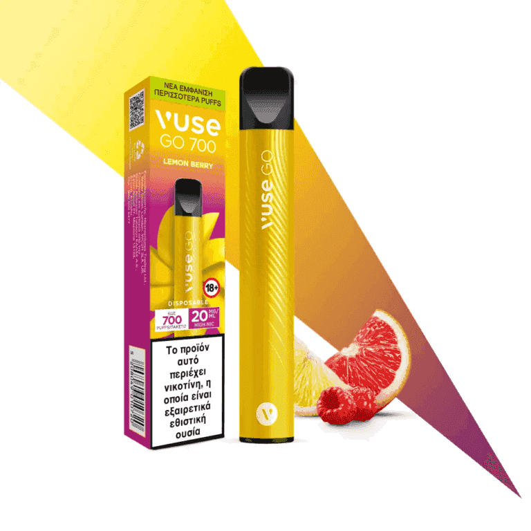 VUSE GO 700 LEMON BERRY 20 mg/ml Nicotine Vape Travellers Shop