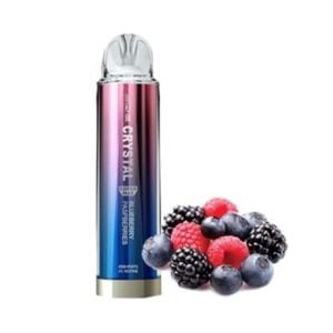 SKE Crystal Bar Super Max Blueberry Raspberries 0% Nicotine