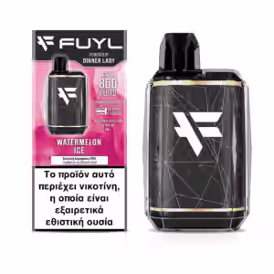 Fuyl Pod System 500mAh Starting Kit Watermelon Ice 20mg 850 Puffs – Dinner Lady