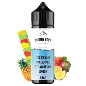 Mount Vape Ice Cream Pineapple Strawberry Lemon 40ml/120ml Flavorshot