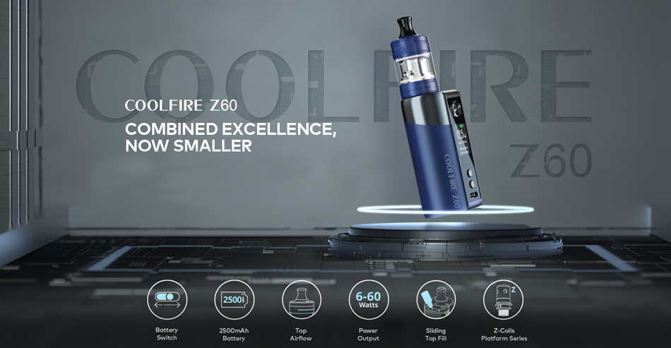 Innokin CoolFire Z60 Zlide Top 3ml Kit