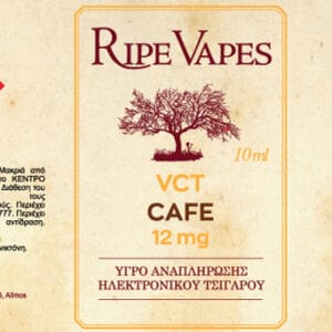 Ripe Vapes VCT Cafe 12mg 10ml Υγρό Αναπλήρωσης
