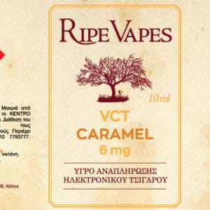 Ripe Vapes VCT Caramel 06mg 10ml Υγρό Αναπλήρωσης