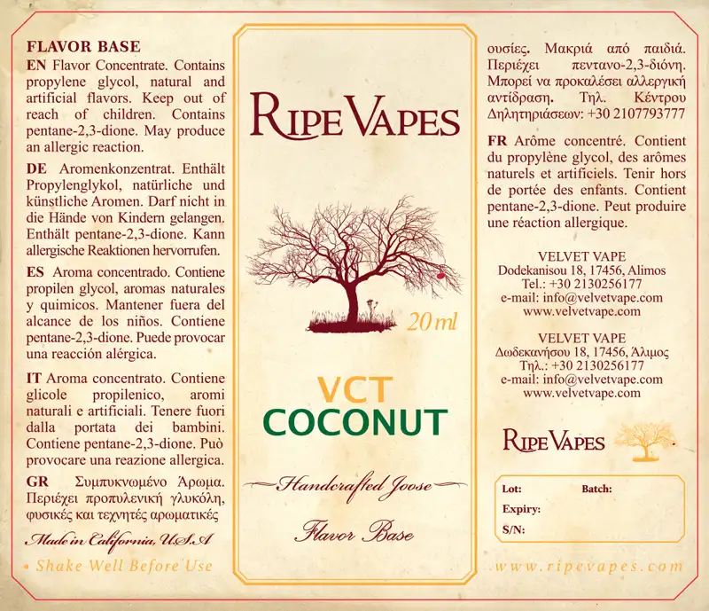 Ripe Vapes VCT Coconut