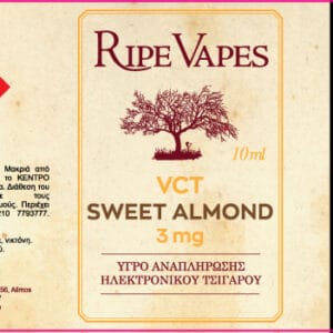 Ripe Vapes VCT Sweet Almond 03mg 10ml Υγρό Αναπλήρωσης