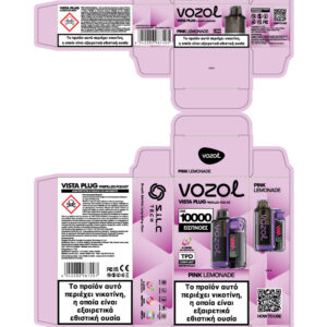 Vozol Vista Plug 20mg 2ml Kit + 10ml e liquid Pink Lemonade