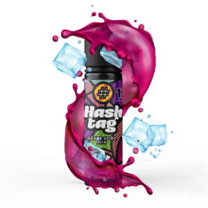 FLAVORSHOTS - HASHTAG -#12 GRAPE SODA MIX (ICE) 12/60 ML