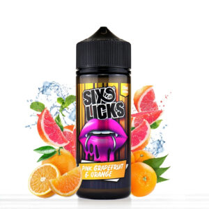 FLAVORSHOTS - SIX LICKS PINK GRAPEFRUIT ORANGE  (20/120ML)