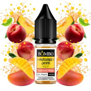 Bombo Wailani Juice Peach and Mango 10ml 20mg Nic Salts