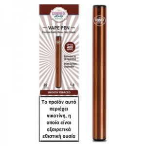 Dinner Lady Smooth Tobacco Disposable Vape Pen 20mg 1.5ml