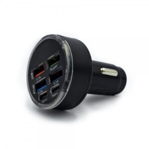 Car Charger 6-Port USB & Type-C