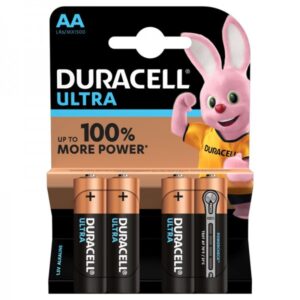 4xAA Duracell Ultra 1.5V Alkaline