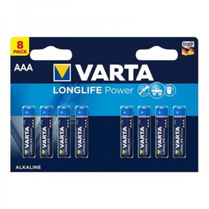8xAAA Varta Longlife Power 1.5V Alkaline