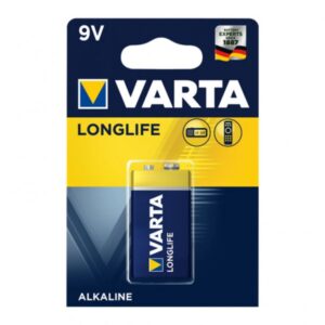 9V Varta Longlife Alkaline Battery
