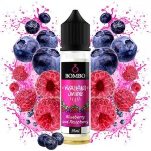 Bombo Wailani Juice Blueberry And Raspberry 15ml/60ml