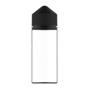 Empty PET Βottle 120ml with Black Cap
