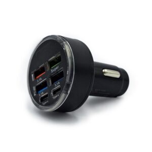 Car Charger 6-Port USB & Type-C