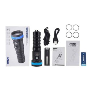 Xtar D30 1600 Flashlight Full Set