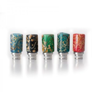 Drip Tip Glass Handmade Orange
