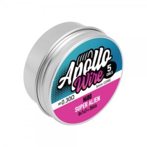 Apollo Ni80 Super Alien 8x1x3+36ga / 0.3ohm / 5 Coils