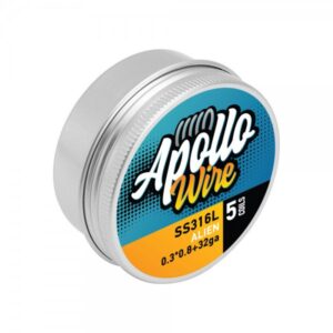Apollo SS 316L Alien 0.3x0.8+32ga / 0.25ohm / 5 Coils