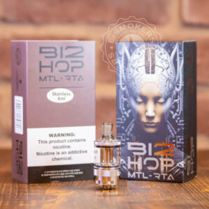 Bi2hop MTL RTA 4ml by Ambition Mods, Χρώμα Ασημί