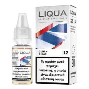 Liqua Cuban Cigar 12mg 10ml Υγρό Αναπλήρωσης