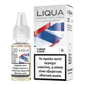 Liqua Cuban Cigar 6mg 10ml Υγρό Αναπλήρωσης