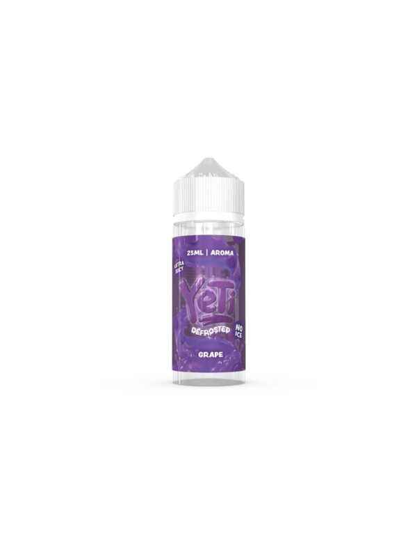 Yeti defrosted grape flavour shot 25 120ml