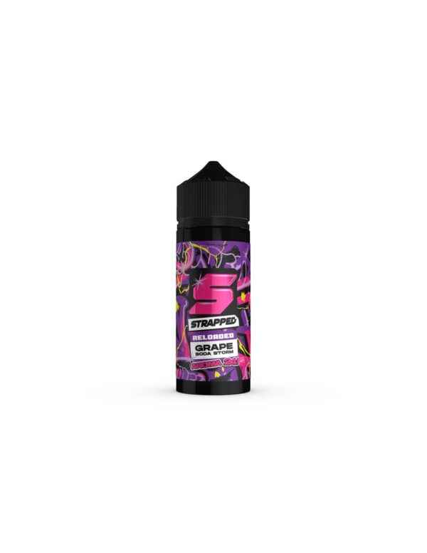 strapped reloaded grape soda storm flavour shot 24 120ml