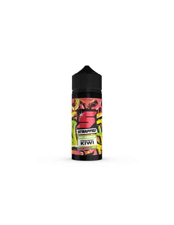 strapped reloaded strawberry kiwi flavour shot 24 120ml
