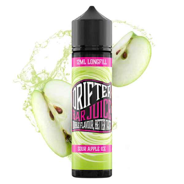 Drifter-Bar-Juice-Sour-Apple-Ice-12ml-0mg-1 Drifter Bar Juice Sour Apple Ice 12ml 0mg 1