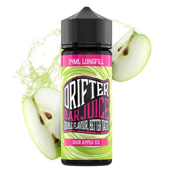 Drifter-Bar-Juice-Sour-Apple-Ice-24ml-0mg-1 Drifter Bar Juice Sour Apple Ice 24ml 0mg 1
