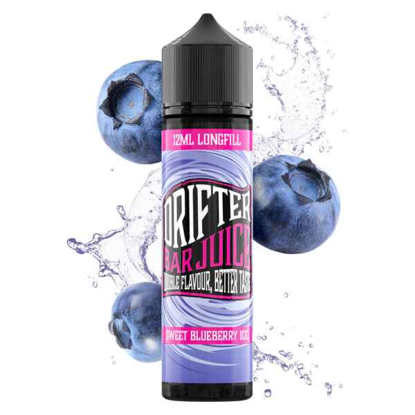 Drifter-Bar-Juice-Sweet-Blueberry-Ice-12ml-0mg Drifter Bar Juice Sweet Blueberry Ice 12ml 0mg