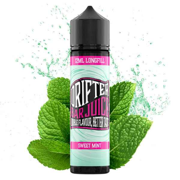 Drifter-Bar-Juice-Sweet-Mint-12ml-0mg-1 Drifter Bar Juice Sweet Mint 12ml 0mg 1