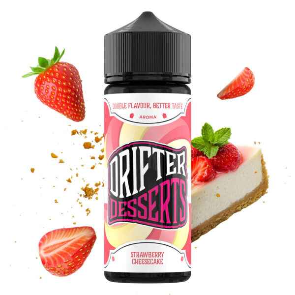 Drifter-Desserts-Strawberry-Cheesecake-24ml-0mg-1 Drifter Desserts Strawberry Cheesecake 24ml 0mg 1
