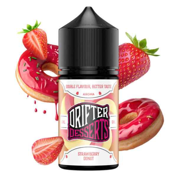 Drifter-Desserts-Strawberry-Donut-6ml-0mg-1 Drifter Desserts Strawberry Donut 6ml 0mg 1