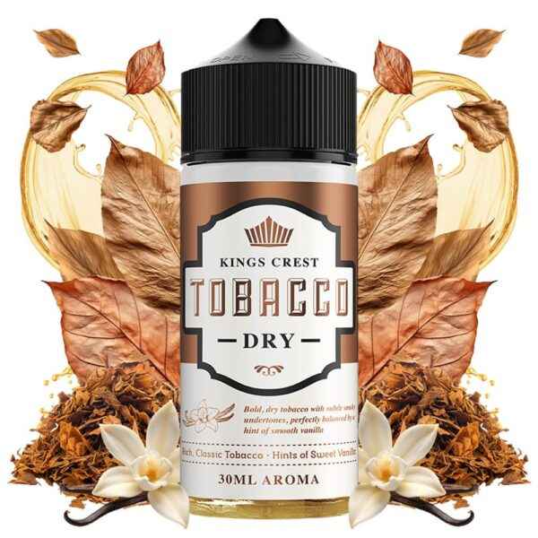 Kings Crest Tobacco DRY 30ml Longfill with ingredients