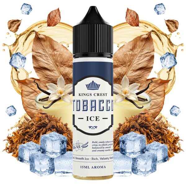 Kings Crest Tobacco ICE 15ml Longfill with ingredients