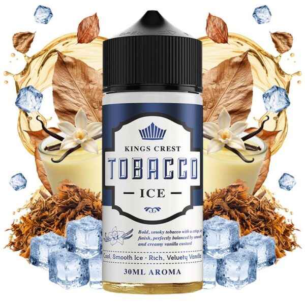 Kings Crest Tobacco ICE 30ml Longfill with ingredients