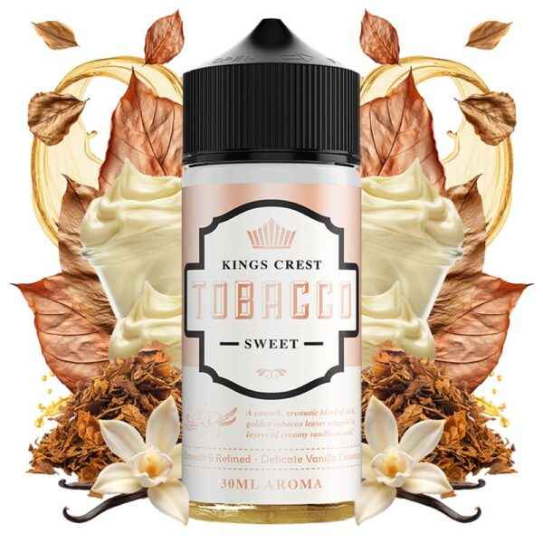 Kings Crest Tobacco SWEET 30ml Longfill with ingredients