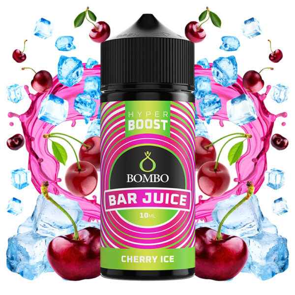 Bombo Bar Juice Cherry Ice Hyper Boost 10ml with ingredients