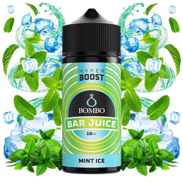 Bombo Bar Juice Mint Ice Hyper Boost 10ml with ingredients