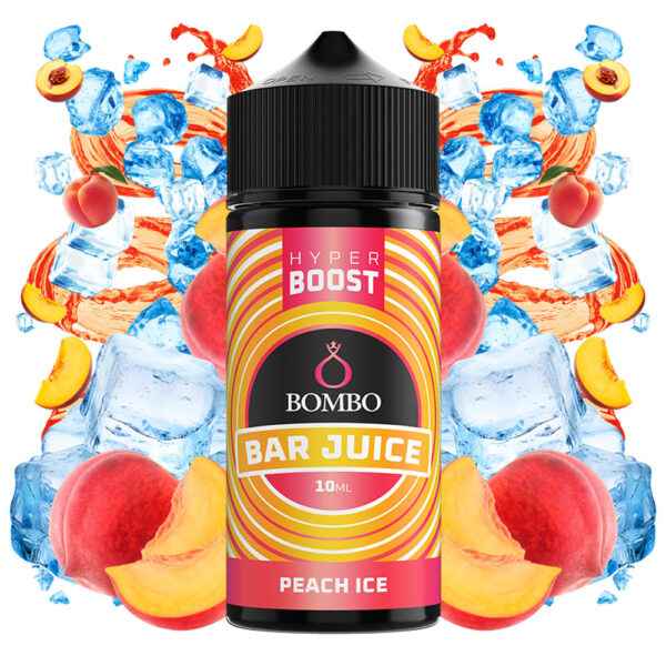Bombo_Bar_Juice_Peach_Ice_Hyper_Boost_10ml_with_ingredients Bombo Bar Juice Peach Ice Hyper Boost 10ml with ingredients