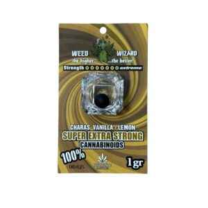 (HASH) WEED WIZARD CHARAS vanilla-lemon 100% SUPER extra strong cannabinoids 1gr