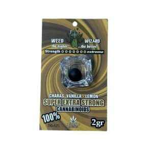 (HASH) WEED WIZARD CHARAS vanilla-lemon 100% super extra strong cannabinoids 2gr